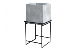 Concrete Lightweight Cube, With Stand