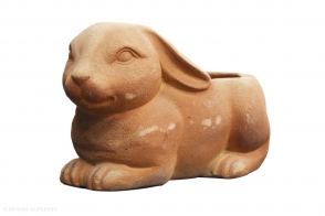 Terracotta Lying Rabbit Planter, Mterra