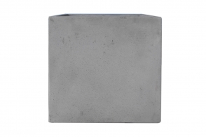 Concrete Cube Planter, Grey