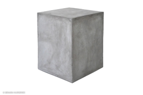 Concrete Low Stool, Grey
